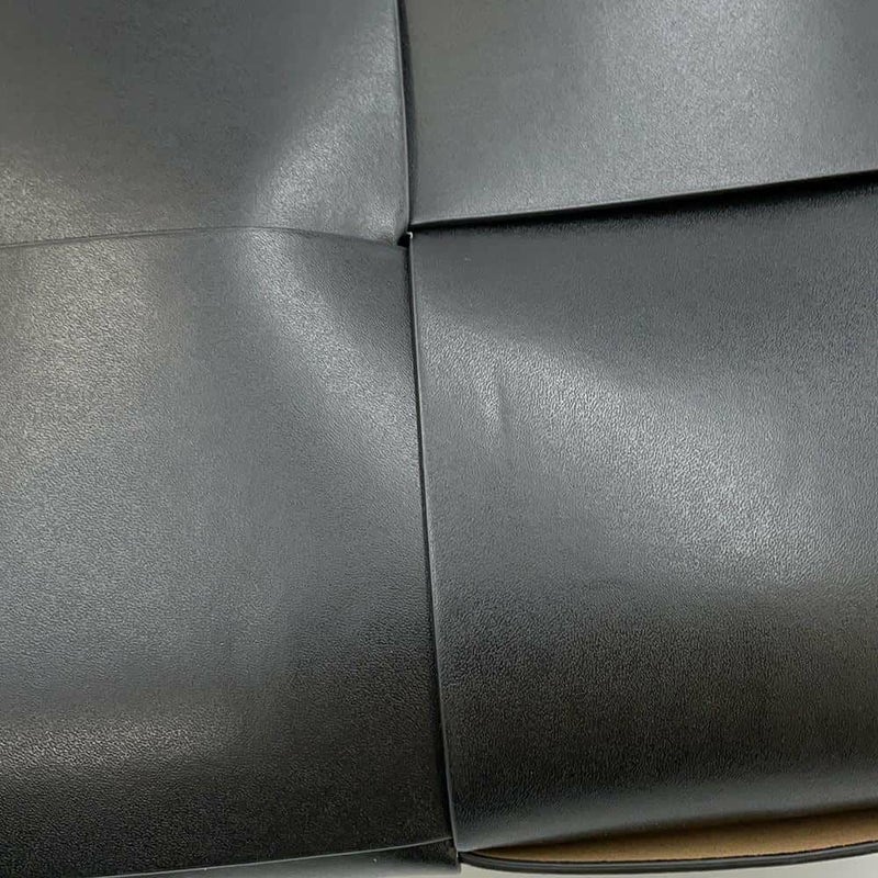 ボッテガヴェネタ トートバッグ マキシイントレチャート アルコ ラージ カーフレザー 608608 BOTTEGA VENETA 黒