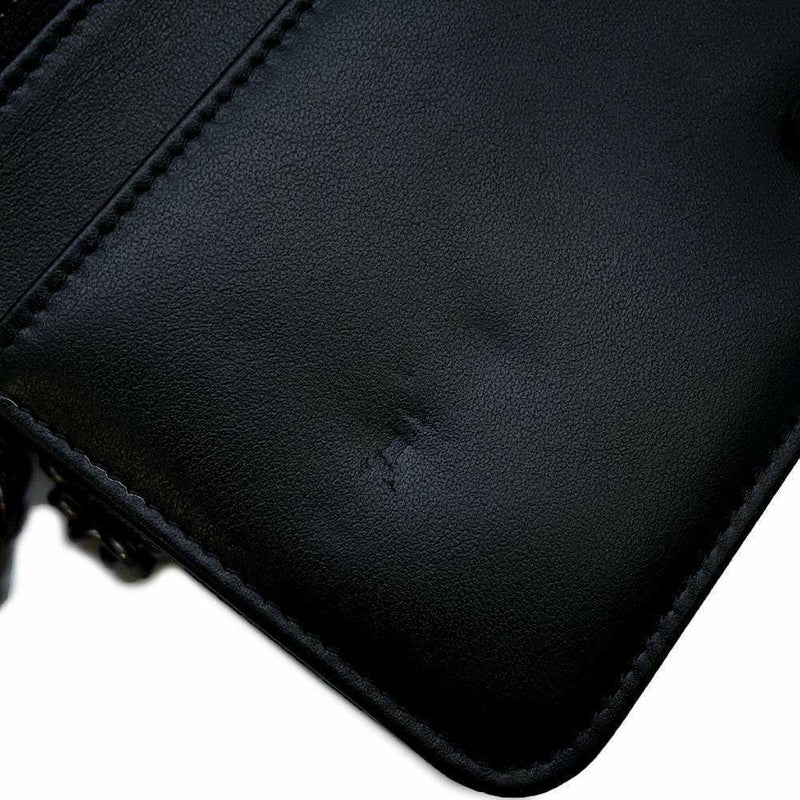 シャネル チェーンウォレット ボーイシャネル マトラッセ ココマーク キャビアスキン AP1117 CHANEL 黒