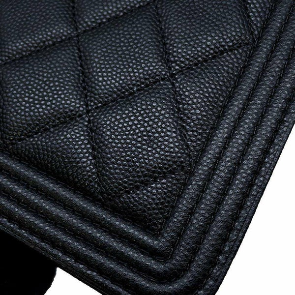 シャネル チェーンウォレット ボーイシャネル マトラッセ ココマーク キャビアスキン AP1117 CHANEL 黒