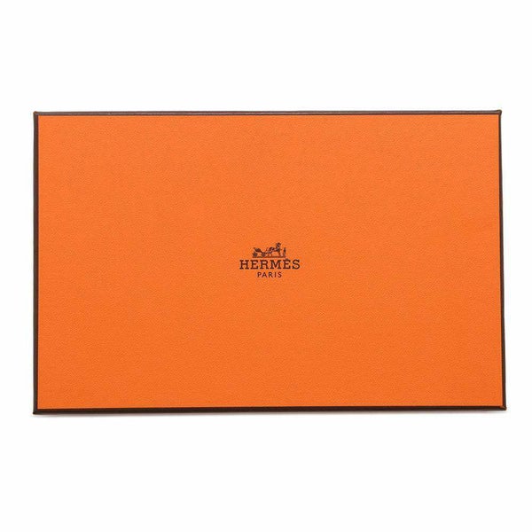 エルメス 二つ折り長財布 シチズンツイル ロング グリミスティ/シルバー金具 エバーカラー W刻印 財布