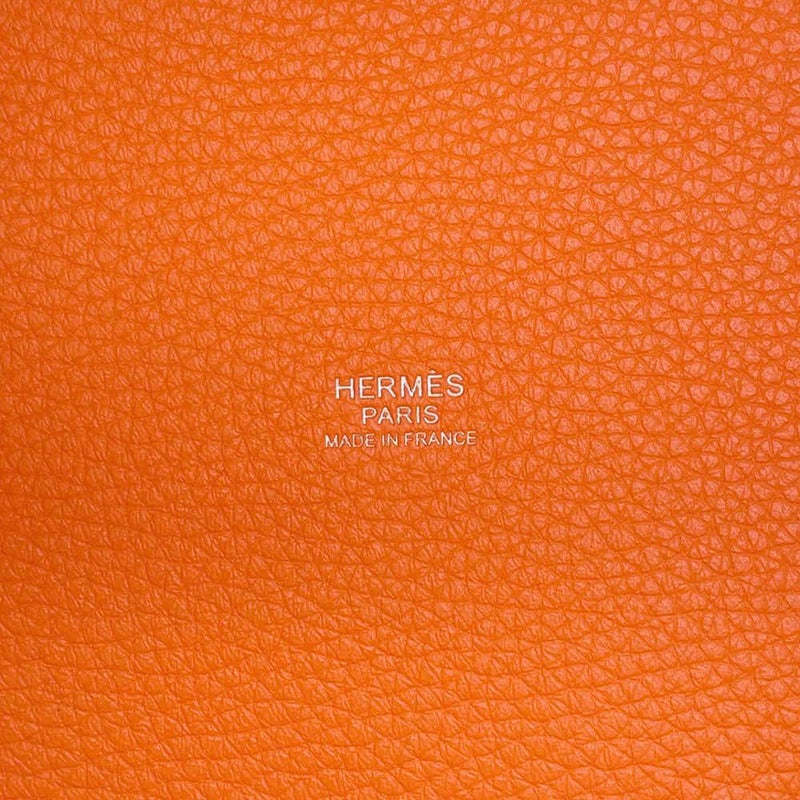 エルメス ハンドバッグ ピコタンロックPM オレンジミニアム/シルバー金具 トリヨンクレマンス B刻印