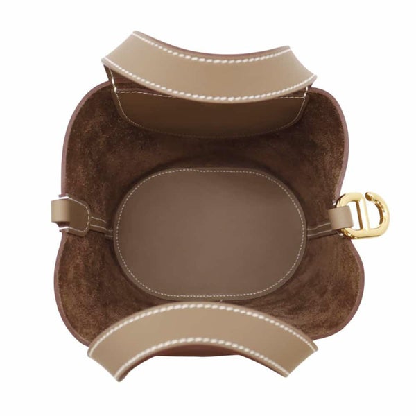 エルメス トートバッグ インザループ 18 エトゥープ/ゴールド金具 トリヨンクレマンス/スイフト W刻印