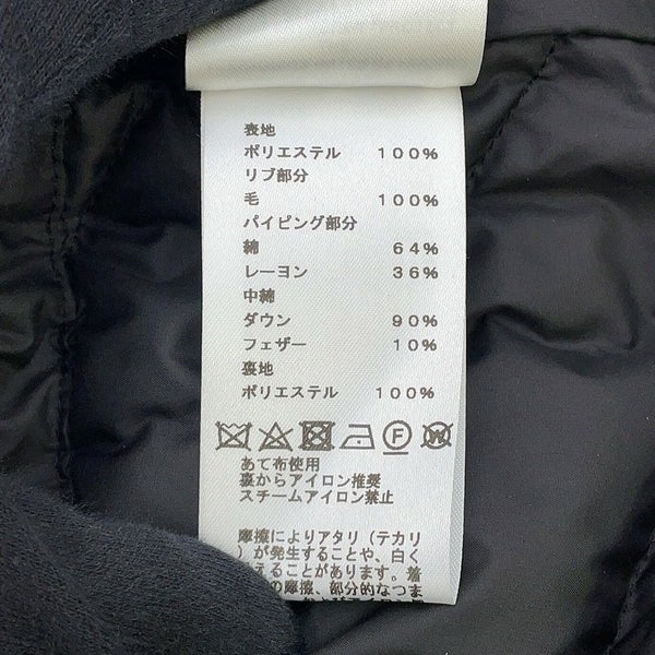 エルメス ダウンベスト クルードセル パッチ付き レディースサイズ34 HERMES アウター 黒