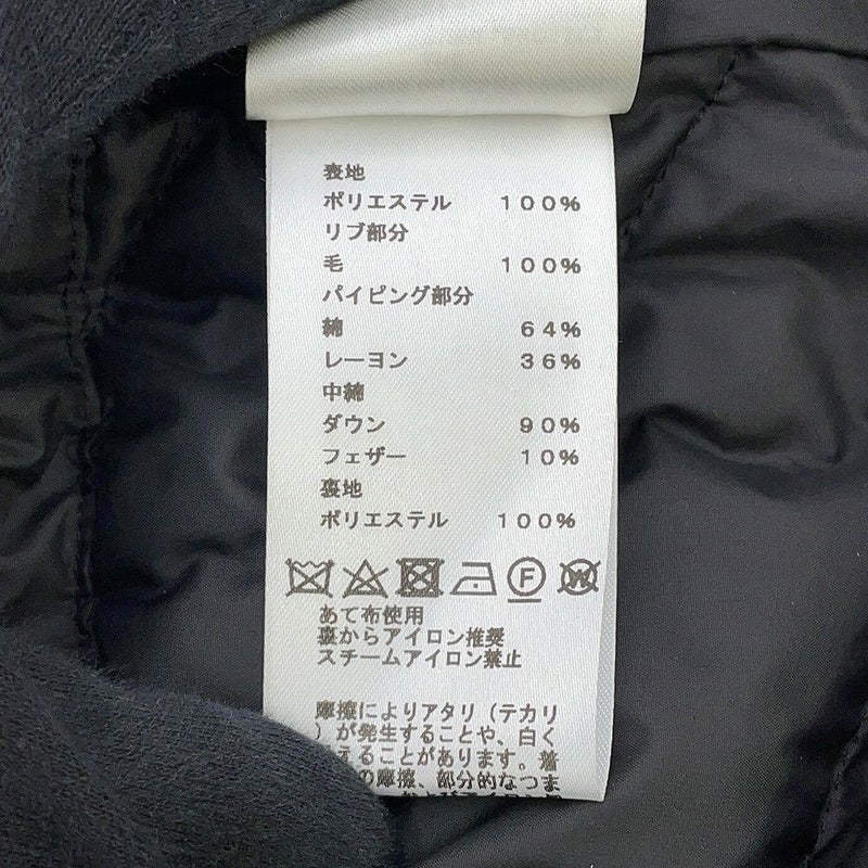 エルメス ダウンベスト クルードセル パッチ付き レディースサイズ34 HERMES アウター 黒