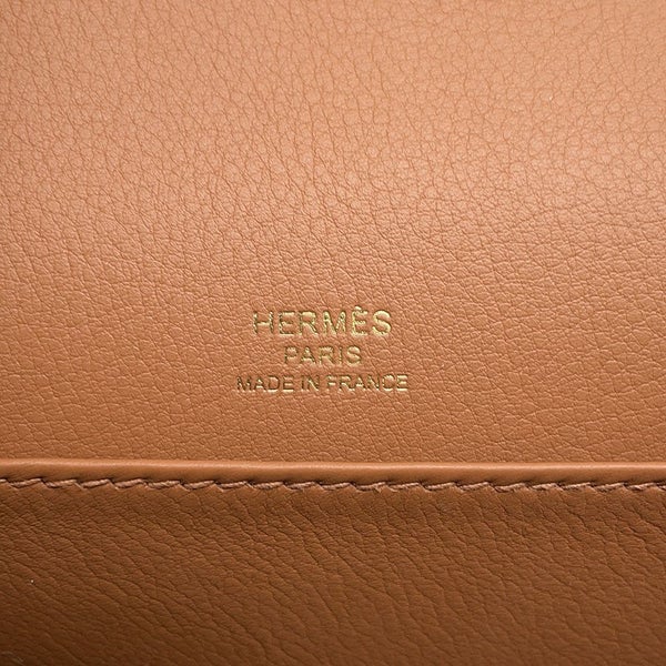 エルメス ショルダーバッグ ゲタ ゴールド/ゴールド金具 エバーカラー K刻印 HERMES シェーブル