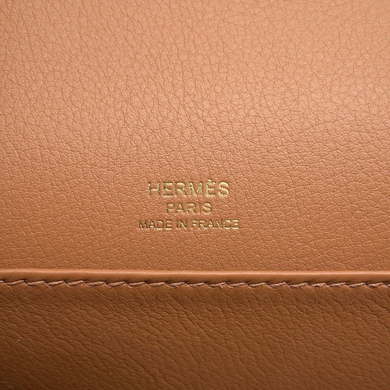エルメス ショルダーバッグ ゲタ ゴールド/ゴールド金具 エバーカラー K刻印 HERMES シェーブル