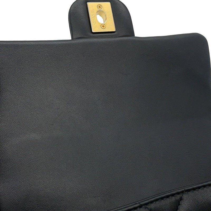 シャネル チェーンショルダーバッグ ミニマトラッセ フェイクパール ラムスキン AS2855 CHANEL バッグ 2ｗay 黒