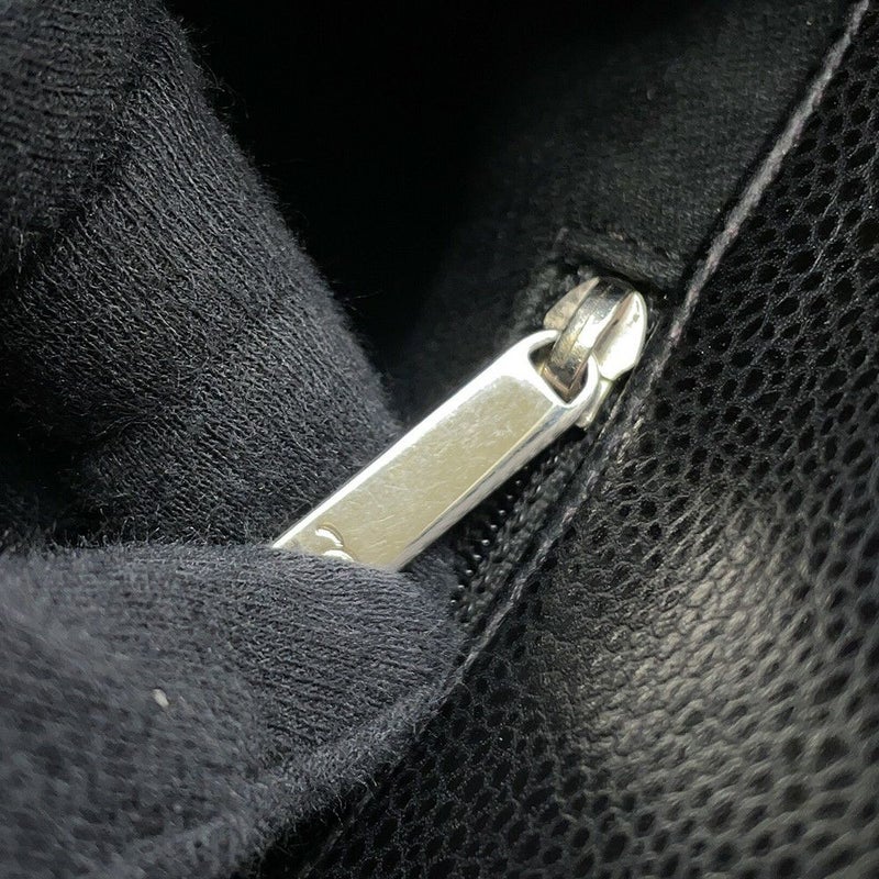 シャネル トートバッグ マトラッセ ココマーク ダブルチェーン キャビアスキン A67294 CHANEL ショルダーバッグ 黒