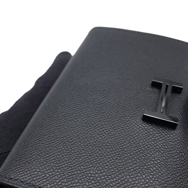 エルメス カードケース ベアン ミニ 小銭入れ付き モノクローム ブラック/ブラック金具 ヴォーマダム K刻印 黒