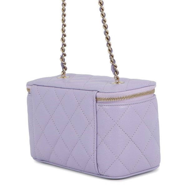 シャネル チェーンショルダーバッグ バニティケース ココマーク マトラッセ キャビアスキン AP1341 CHANEL バッグ