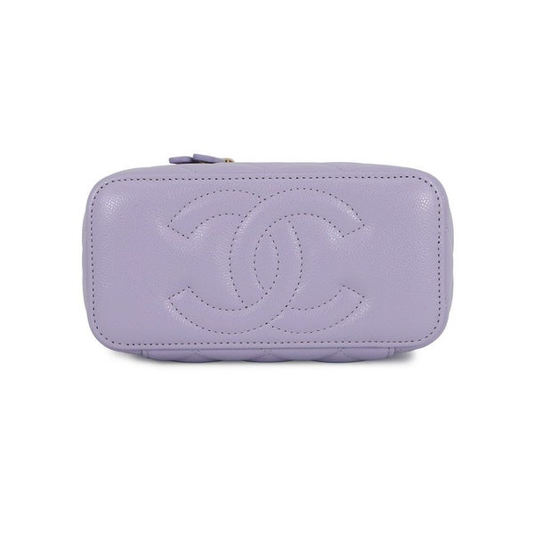 シャネル チェーンショルダーバッグ バニティケース ココマーク マトラッセ キャビアスキン AP1341 CHANEL バッグ