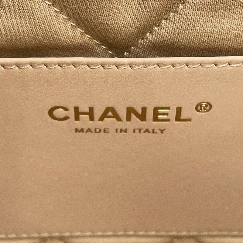 シャネル ハンドバッグ CHANEL 22 ミニ ココマーク メタリックカーフレザー AS3980 CHANEL 2way