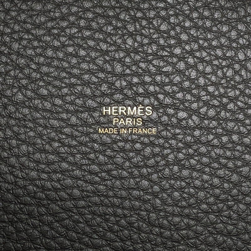 エルメス ハンドバッグ ピコタンロックPM ダークブロンズ/ゴールド金具 トリヨンクレマンス K刻印