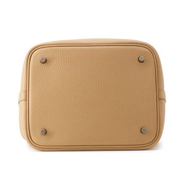エルメス ハンドバッグ ピコタンロックMM ビスキュイ/シルバー金具 トリヨンクレマンス K刻印