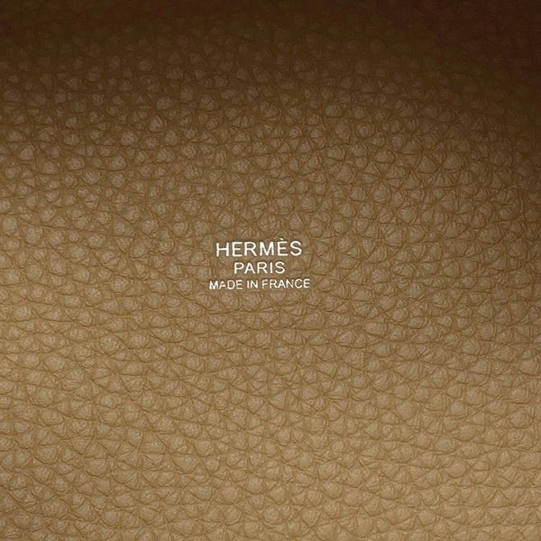 エルメス ハンドバッグ ピコタンロックMM ビスキュイ/シルバー金具 トリヨンクレマンス K刻印