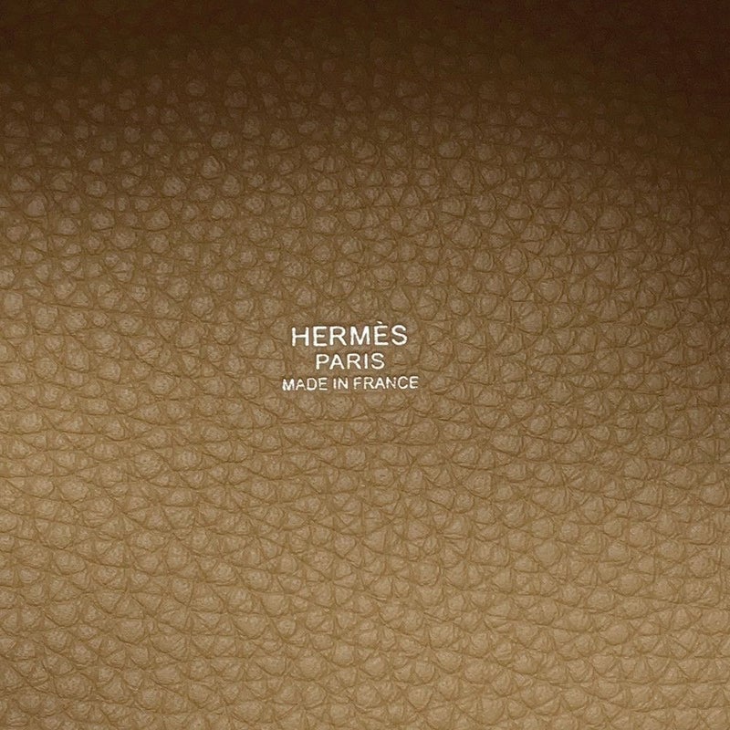 エルメス ハンドバッグ ピコタンロックMM ビスキュイ/シルバー金具 トリヨンクレマンス K刻印