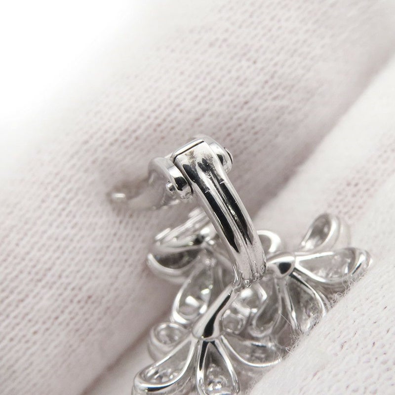 ヴァンクリーフ&アーペル イヤリング ソクラテス イヤリング 3フラワー ダイヤ 66P 計1.32ct K18WGホワイトゴールド VCARB14300