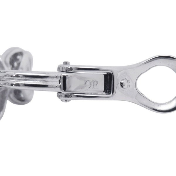 ヴァンクリーフ&アーペル イヤリング ソクラテス イヤリング 3フラワー ダイヤ 66P 計1.32ct K18WGホワイトゴールド VCARB14300