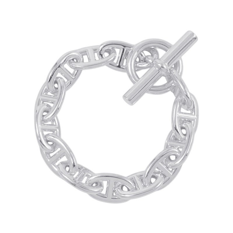 エルメス ブレスレット シェーヌダンクルTGM 13コマ SV925シルバー HERMES ジュエリー