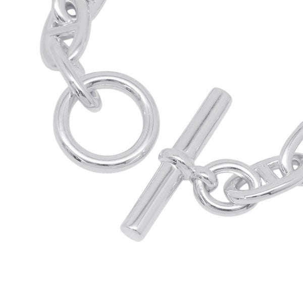 エルメス ブレスレット シェーヌダンクルTGM 13コマ SV925シルバー HERMES ジュエリー