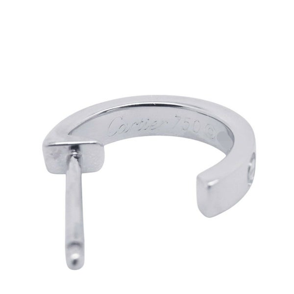 カルティエ ピアス ミニラブ フープ ピアス スモールモデル SM K18WGホワイトゴールド B8028900 Cartier ジュエリー