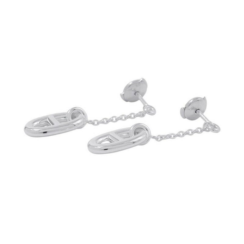 エルメス ピアス シェーヌダンクル ファランドール ピアス MM Earrings SV925シルバー HERMES ジュエリー
