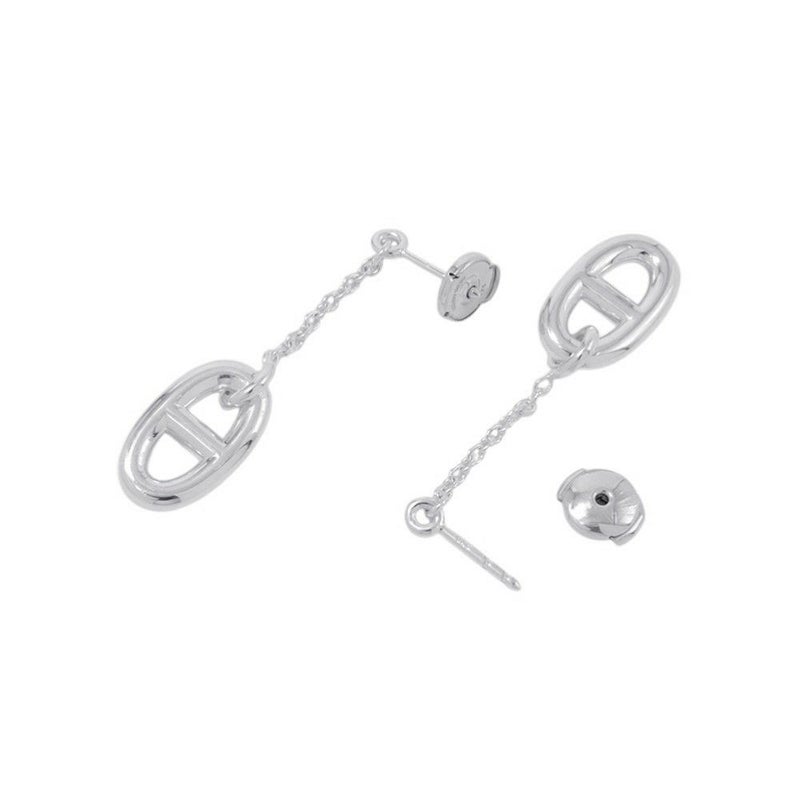 エルメス ピアス シェーヌダンクル ファランドール ピアス MM Earrings SV925シルバー HERMES ジュエリー