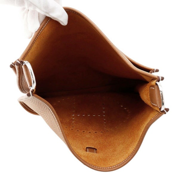 エルメス ショルダーバッグ エブリン3 PM ゴールド/シルバー金具 トリヨンクレマンス K刻印