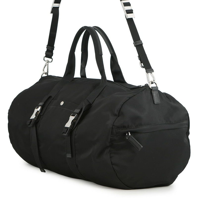 プラダ ボストンバッグ ナイロン レザー 2VC015 PRADA 旅行用バッグ トラベル 黒 2way