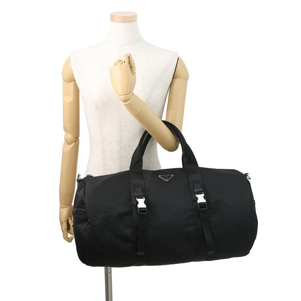 プラダ ボストンバッグ ナイロン レザー 2VC015 PRADA 旅行用バッグ トラベル 黒 2way