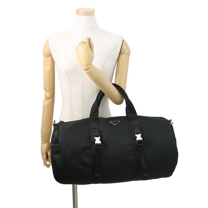 プラダ ボストンバッグ ナイロン レザー 2VC015 PRADA 旅行用バッグ トラベル 黒 2way