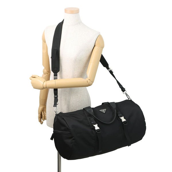プラダ ボストンバッグ ナイロン レザー 2VC015 PRADA 旅行用バッグ トラベル 黒 2way