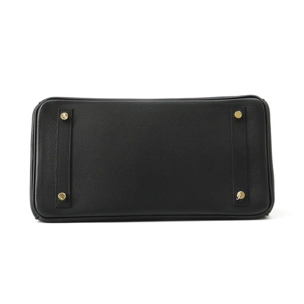 エルメス バーキン30 ブラック/ゴールド金具 エプソン D刻印 HERMES Birkin ハンドバッグ 黒