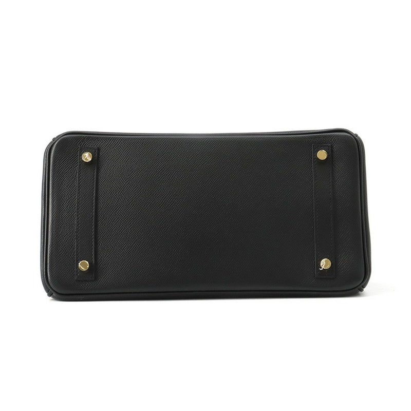 エルメス バーキン30 ブラック/ゴールド金具 エプソン D刻印 HERMES Birkin ハンドバッグ 黒