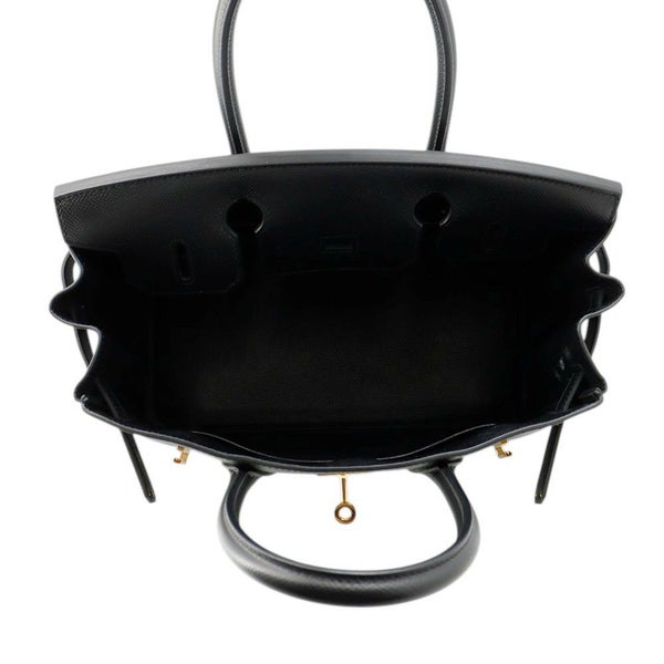 エルメス バーキン30 ブラック/ゴールド金具 エプソン D刻印 HERMES Birkin ハンドバッグ 黒