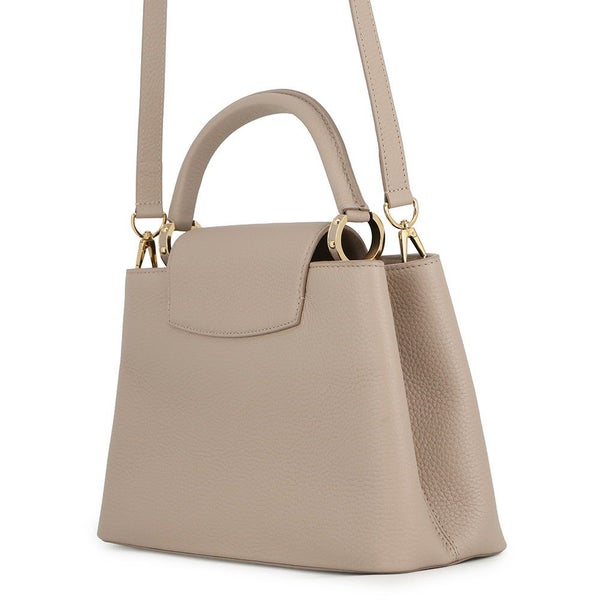 ルイヴィトン ハンドバッグ レザー カプシーヌ MM LOUIS VUITTON ヴィトン バッグ 2way ショルダーバッグ スタッズ