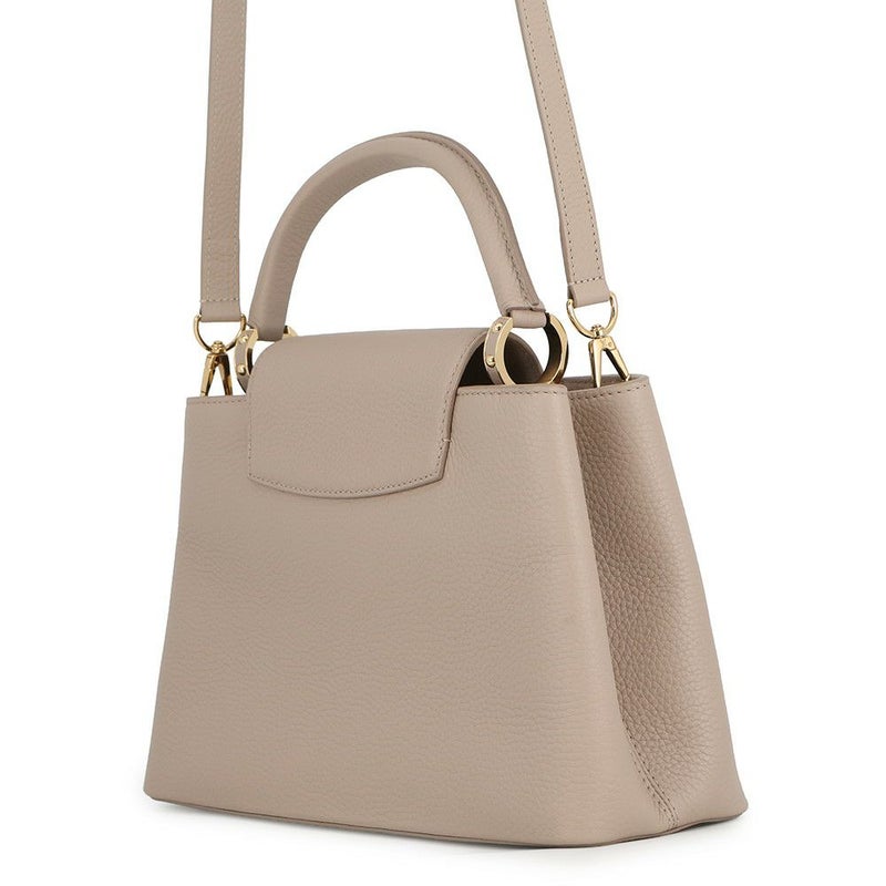 ルイヴィトン ハンドバッグ レザー カプシーヌ MM LOUIS VUITTON ヴィトン バッグ 2way ショルダーバッグ スタッズ