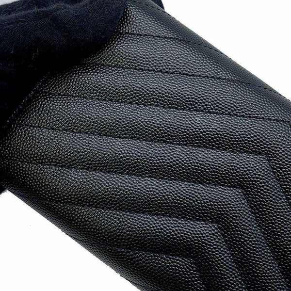 サンローランパリ 長財布 モノグラム ラージ キルティング フラップウォレット 372264 SAINT LAURENT PARIS 黒
