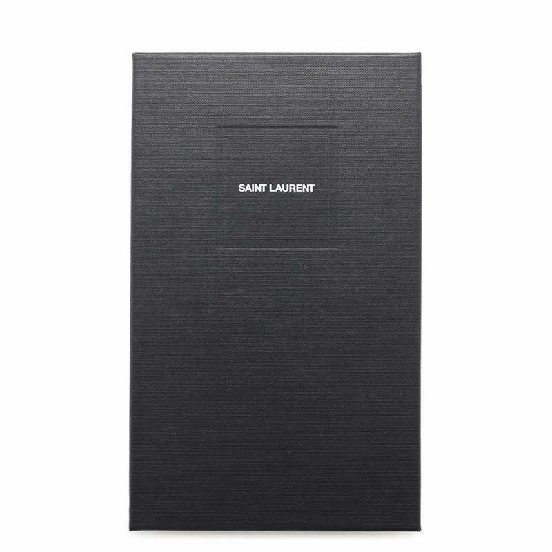 サンローランパリ 長財布 モノグラム ラージ キルティング フラップウォレット 372264 SAINT LAURENT PARIS 黒