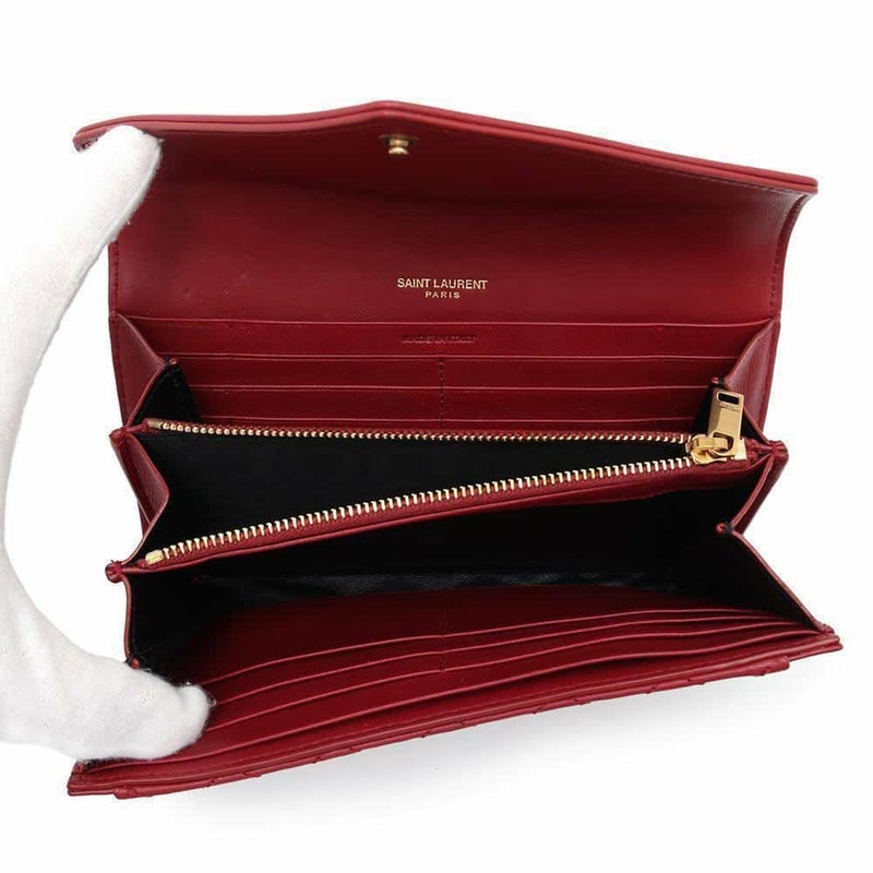 サンローランパリ 長財布 ギャビー 686694 SAINT LAURENT PARIS 財布 レッド 赤