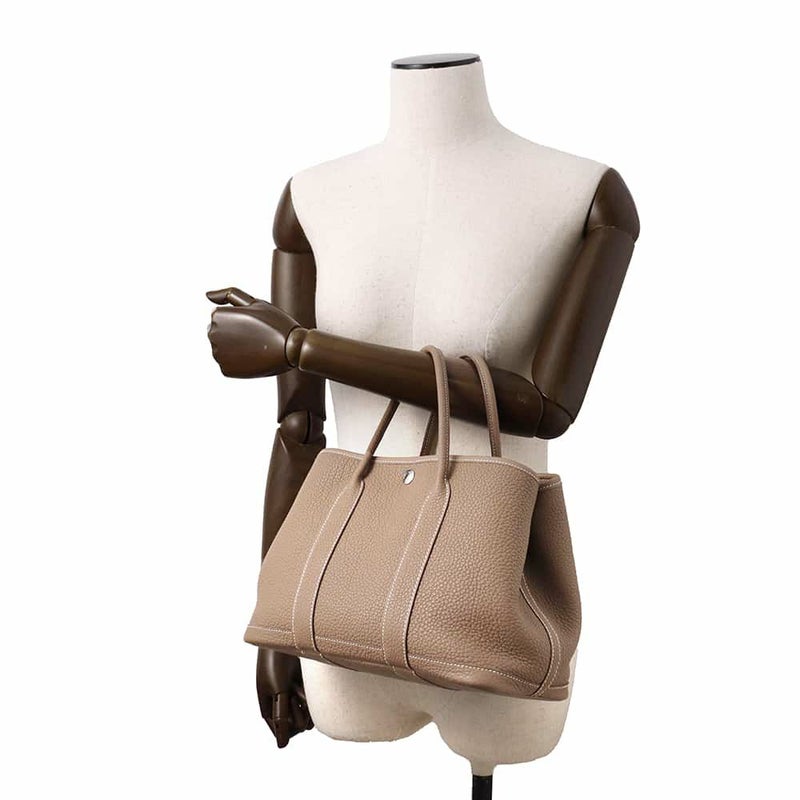 エルメス トートバッグ ガーデンパーティTPM エトゥープ/シルバー金具 ネゴンダ A刻印