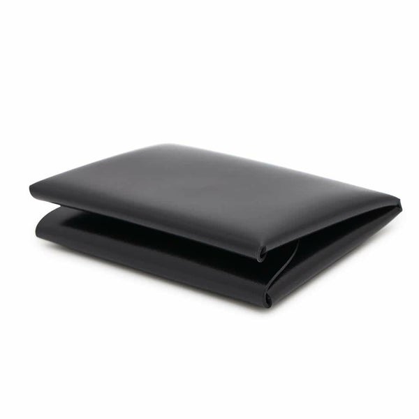 エルメス コインケース カルヴィ デュオ ブラック/シルバー金具 ボックスカーフ W刻印 財布 黒