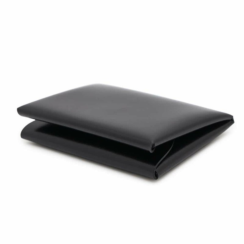 エルメス コインケース カルヴィ デュオ ブラック/シルバー金具 ボックスカーフ W刻印 財布 黒