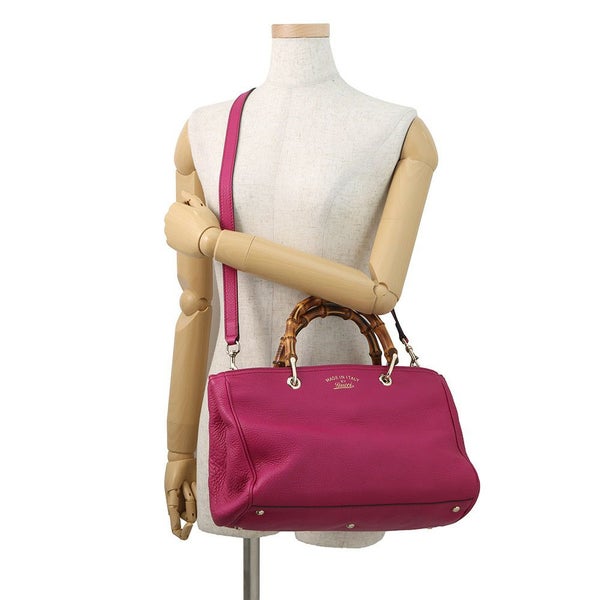 グッチ ハンドバッグ バンブー ショッパー ミディアム トートバッグ 323660 GUCCI バッグ 2way ショルダーバッグ