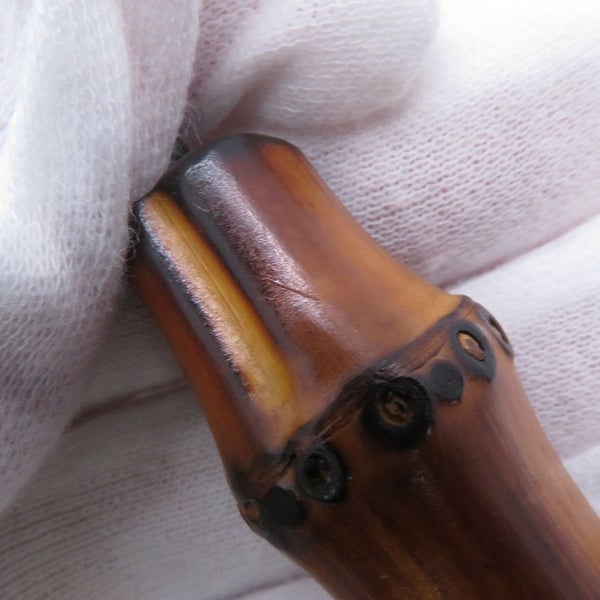 グッチ クラッチバッグ レザー バンブー タッセル ポーチ 376854 GUCCI バッグ セカンドバッグ ミニバッグ 黒 アウトレット品