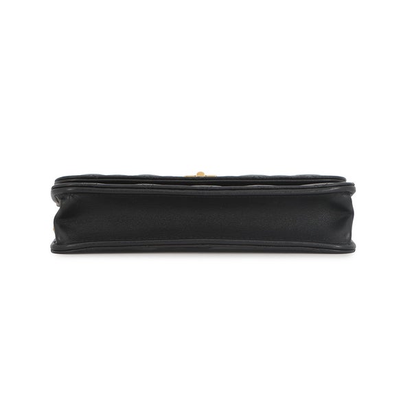 シャネル チェーンウォレット マトラッセ 2.55 ココマーク エイジドカーフレザー AP3169 CHANEL 黒