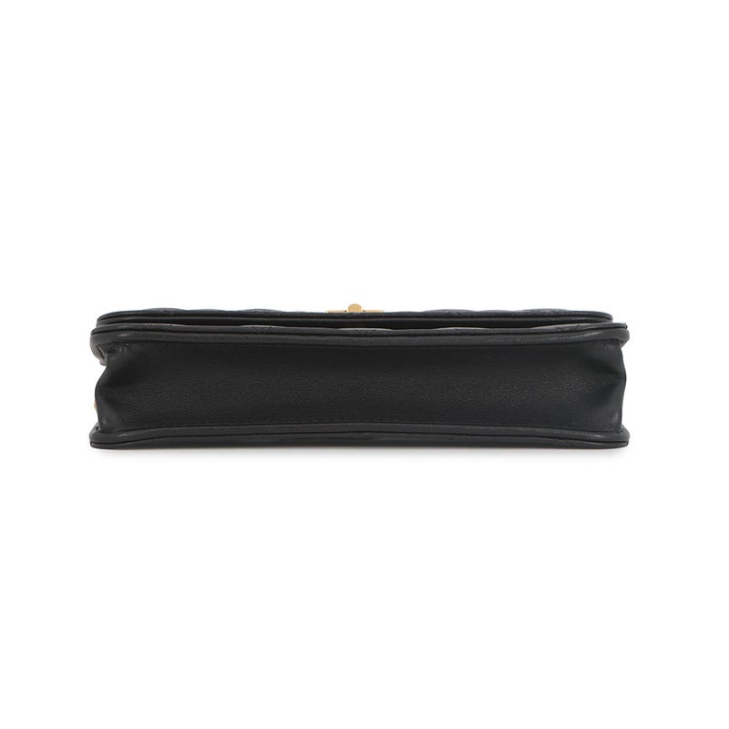 シャネル チェーンウォレット マトラッセ 2.55 ココマーク エイジドカーフレザー AP3169 CHANEL 黒