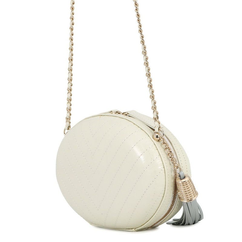 シャネル チェーンショルダーバッグ LA PAUSA ラパウザ シェブロン Vステッチ レザー AS0204 CHANEL