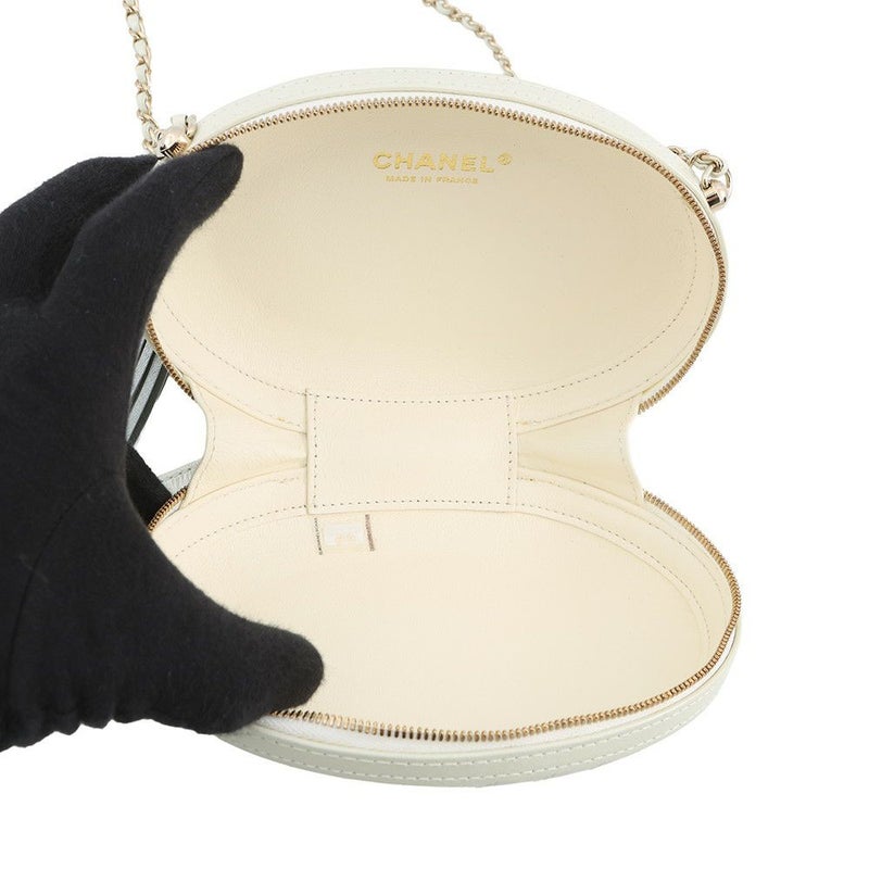 シャネル チェーンショルダーバッグ LA PAUSA ラパウザ シェブロン Vステッチ レザー AS0204 CHANEL