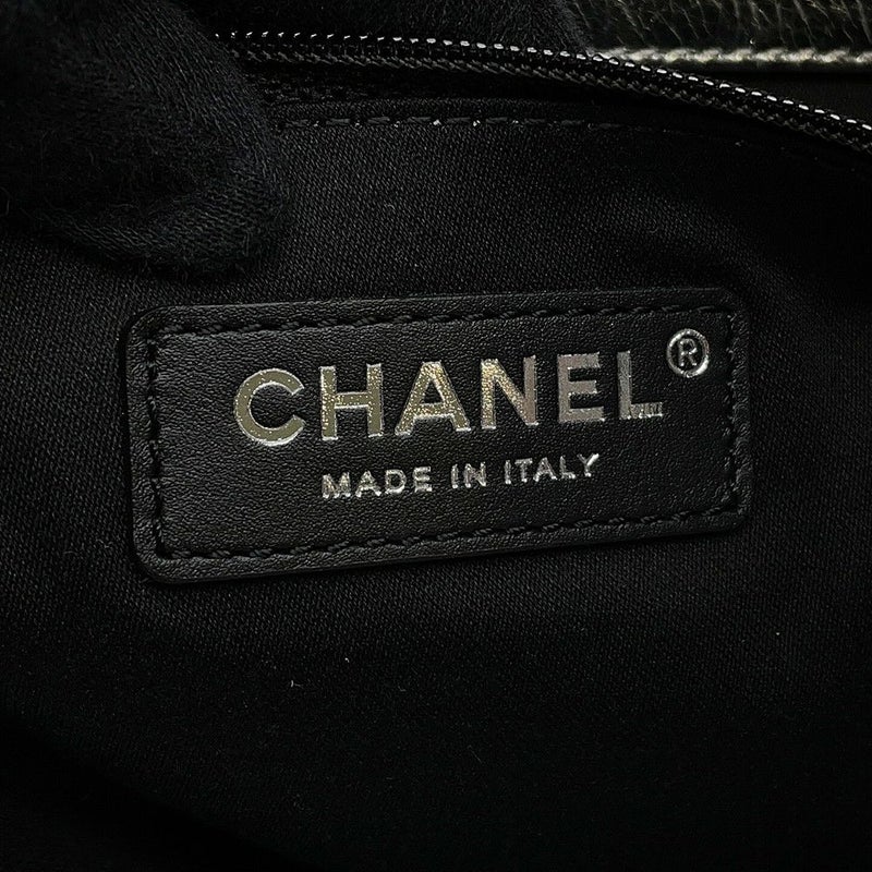 シャネル チェーントートバッグ ココマーク デカココ マトラッセ クラブ モナコ シャイニーカーフレザー CHANEL